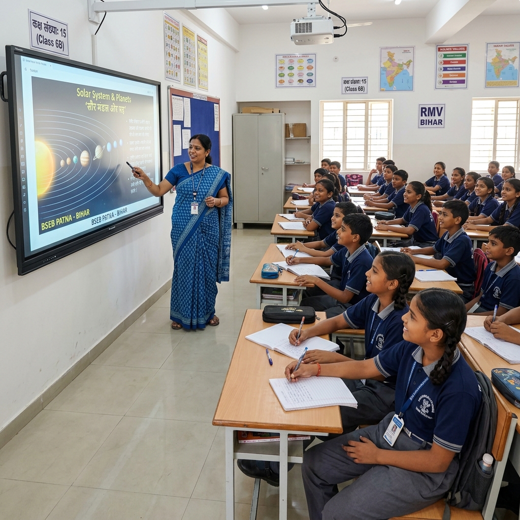 Smart classroom with interactive whiteboard